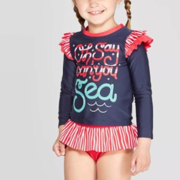 Cat & Jack Other - Cat & Jack "oh say can you sea" Infant Tankini